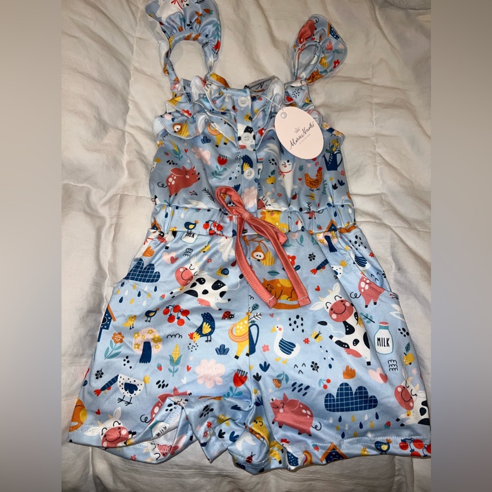 Romper - 4T / Large NWT - Marie Nicole Clothing